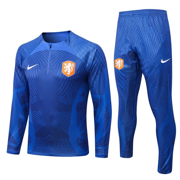 Trainings-Sweatshirt Niederlande 2023 Blau 2